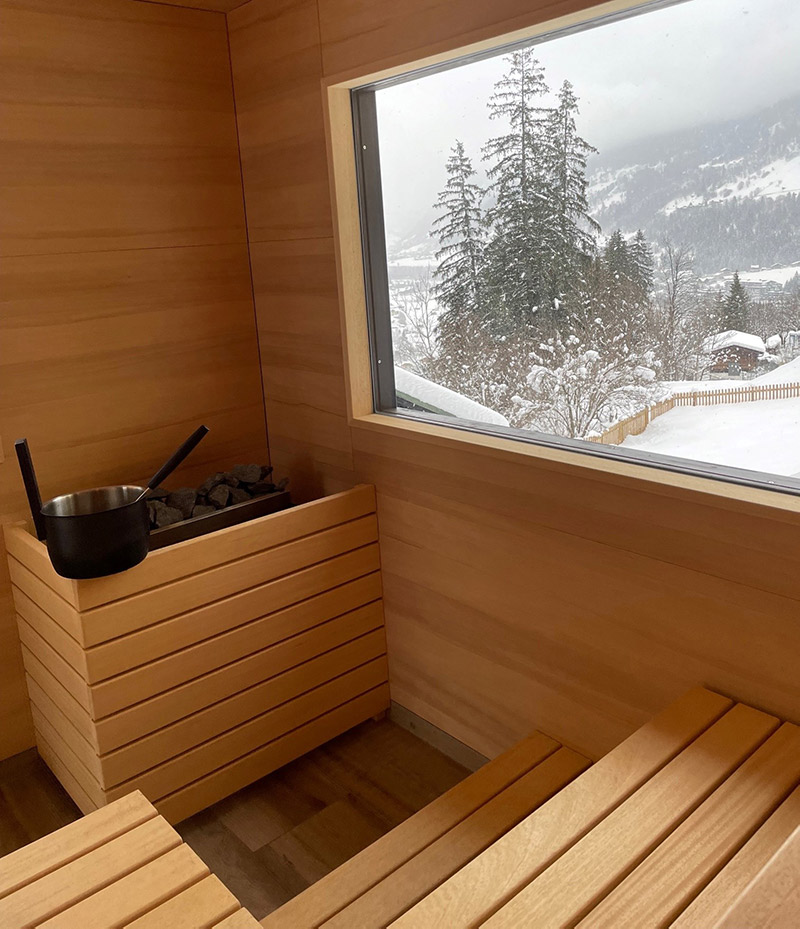 Winter Das Schider Sauna