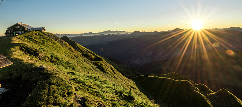 Sonnenaufgang am Gamskarkogel, Bad Hofgastein © Gasteinertal Tourismus GmbH